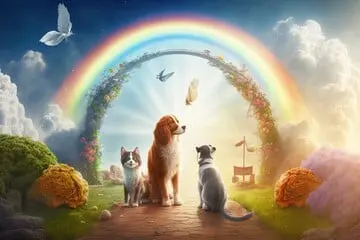 Animals at the Rainbow Bridge